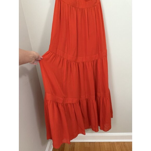 Talbots Orange Maxi Dress - Picture 4 of 10